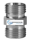 Doppelnippel / Verbinder X-G. Edelstahl